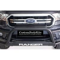 Ford Ranger 2012 - 2015 Tri Bumper 409 Stainless Steel PC Black