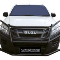 Isuzu 2016 - 2020+ Bullbar - Full Face Wrap Around (Mild Steel) Black