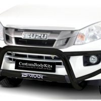 Isuzu RT85 2016 - 2020+ Tri Bumber 409 Stainless Steel Powder Coated Black