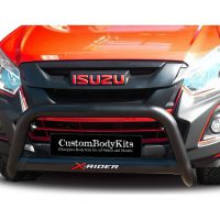 Isuzu RT85 X-Rider 2017 - 2020+ Nudge Bar 409 Stainless Steel Powder Coated Black